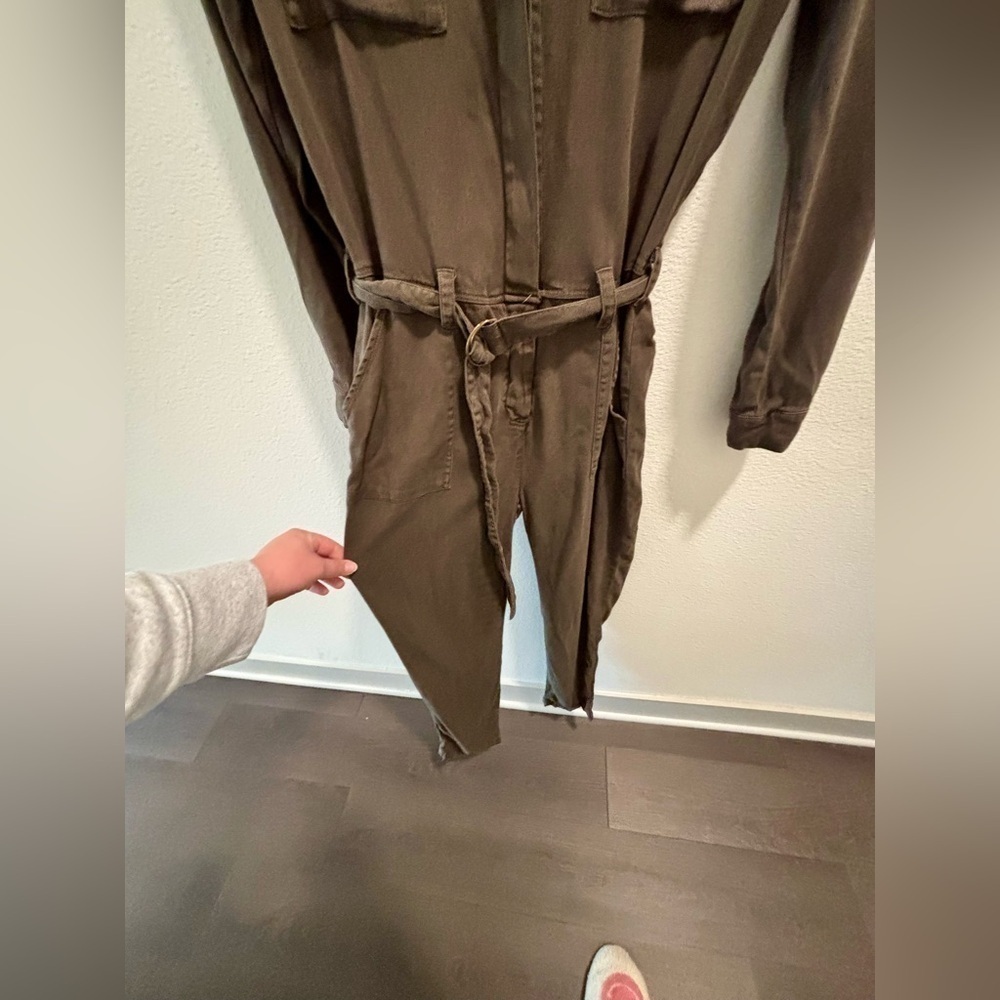 Michael Stars Long Sleeve Brown Jumpsuit, Size S - Picture 2 of 9
